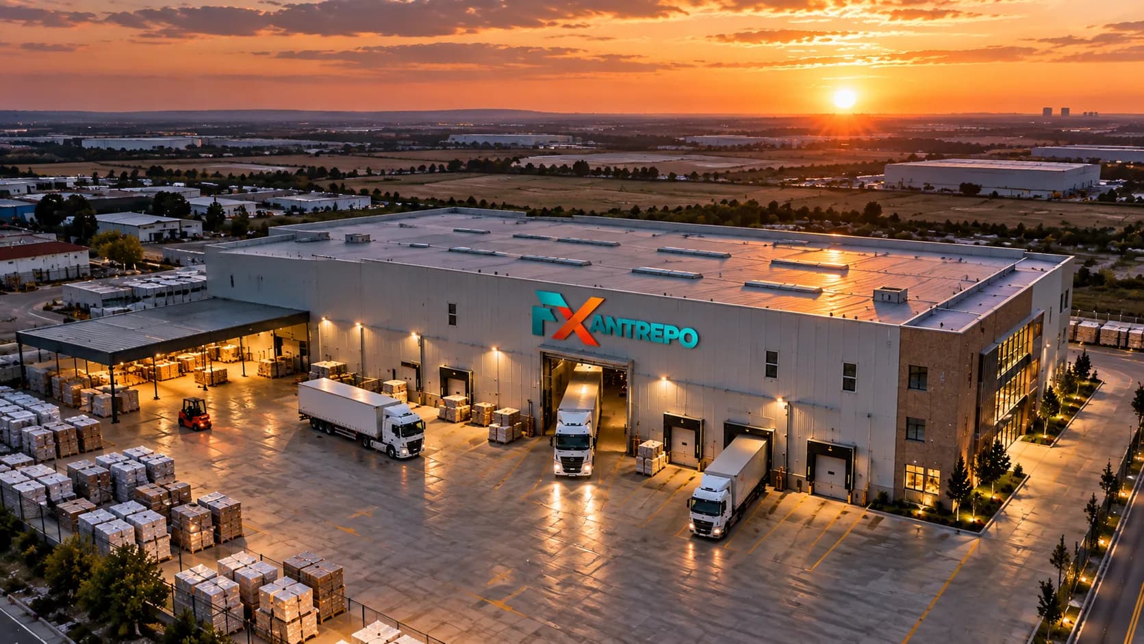 FixAntrepo Tekirdağ Ergene Velimeşe gümrüklü antrepo dış cephe